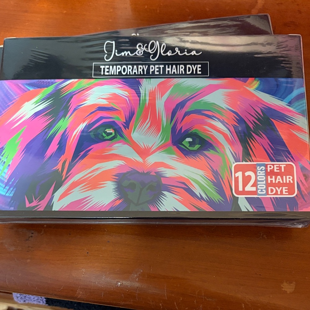 Vibrant Pet Hair Dye Set - 12 Colors